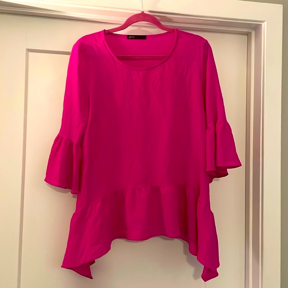 Gibson ruffle top